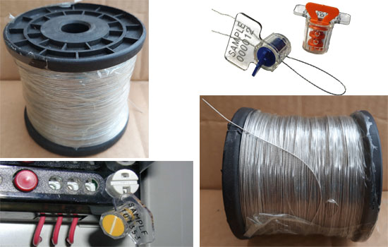 dây chì cáp bọc nhựa niêm phong