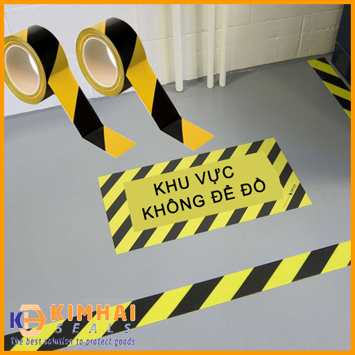 băng keo cảnh báo dán sàn