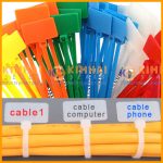 Dây rút nhựa ghi chú nhiều màu 15cm (thẻ ghi 15x25mm), đánh dấu cáp, dây mạng, dây điện - Ảnh 3