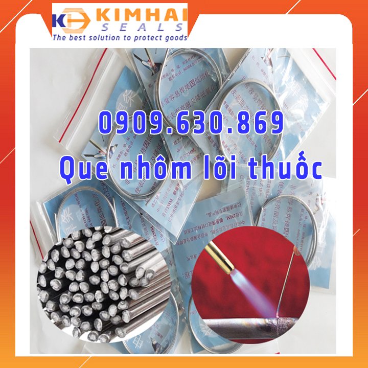 que hàn nhôm có lõi thuốc