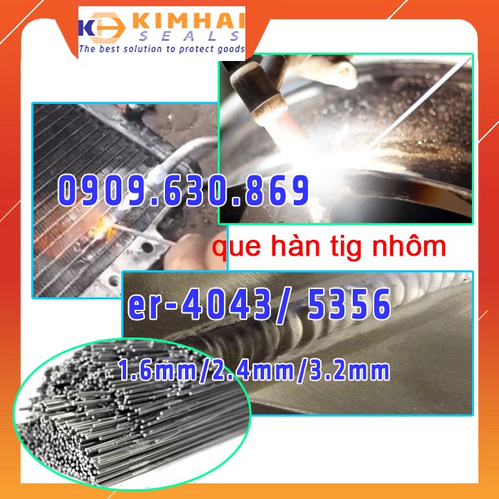 Các loại kích cỡ của que hàn nhôm 4043 