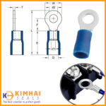 Cosse vòng tròn bọc cách điện (Vinyl insulated ring terminals)